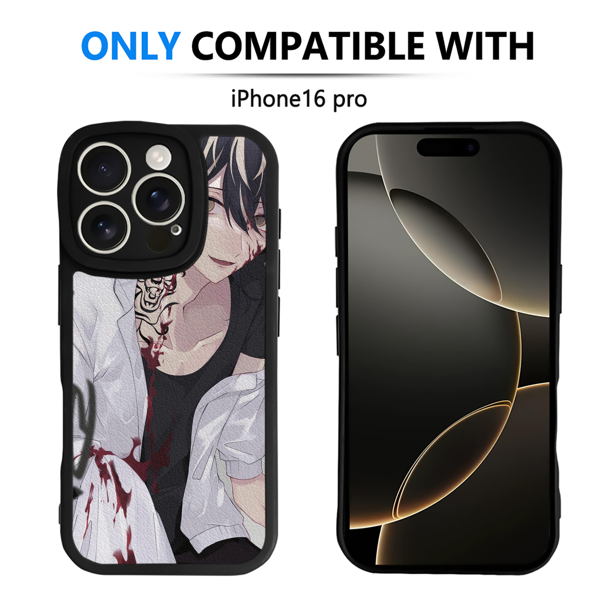 （画像用） 東京リベンジャーズ Tokyo Revengers 【iPhone 16シリーズ対応】シリコンスマホケース（レザー調） 材質：シリコン
